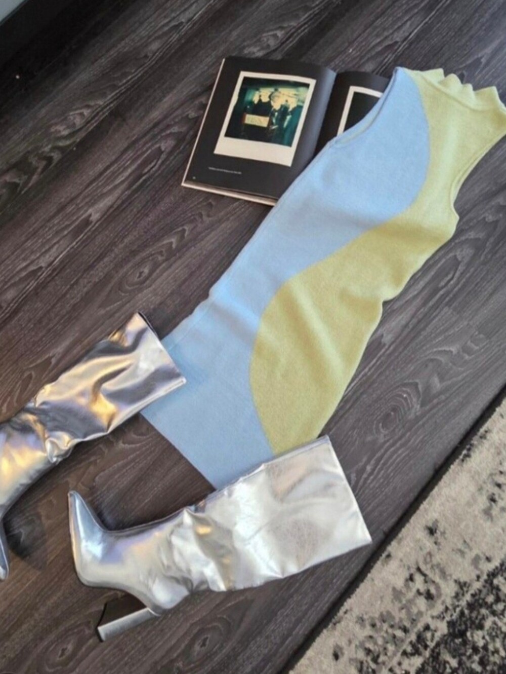 Y2K Yin Yang Design Mini Dress